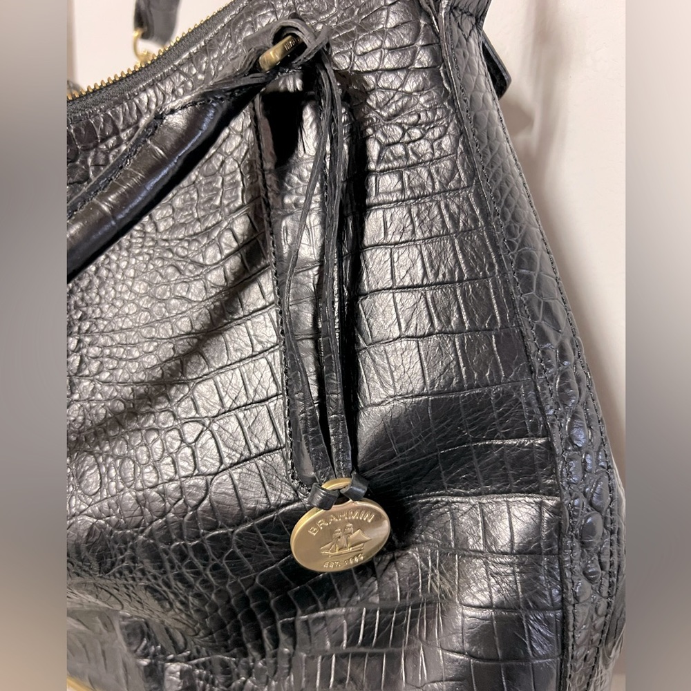 Brahmin bag Melbourne black shoulder bag - Picture 2 of 12